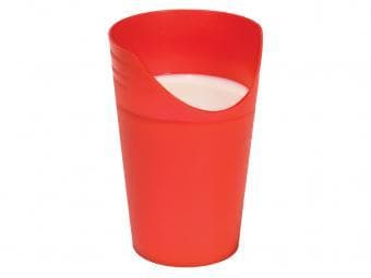 Essential Medical Supply Power of Redâ„¢ Nose Cutout Cup - Senior.com Drinking Cups